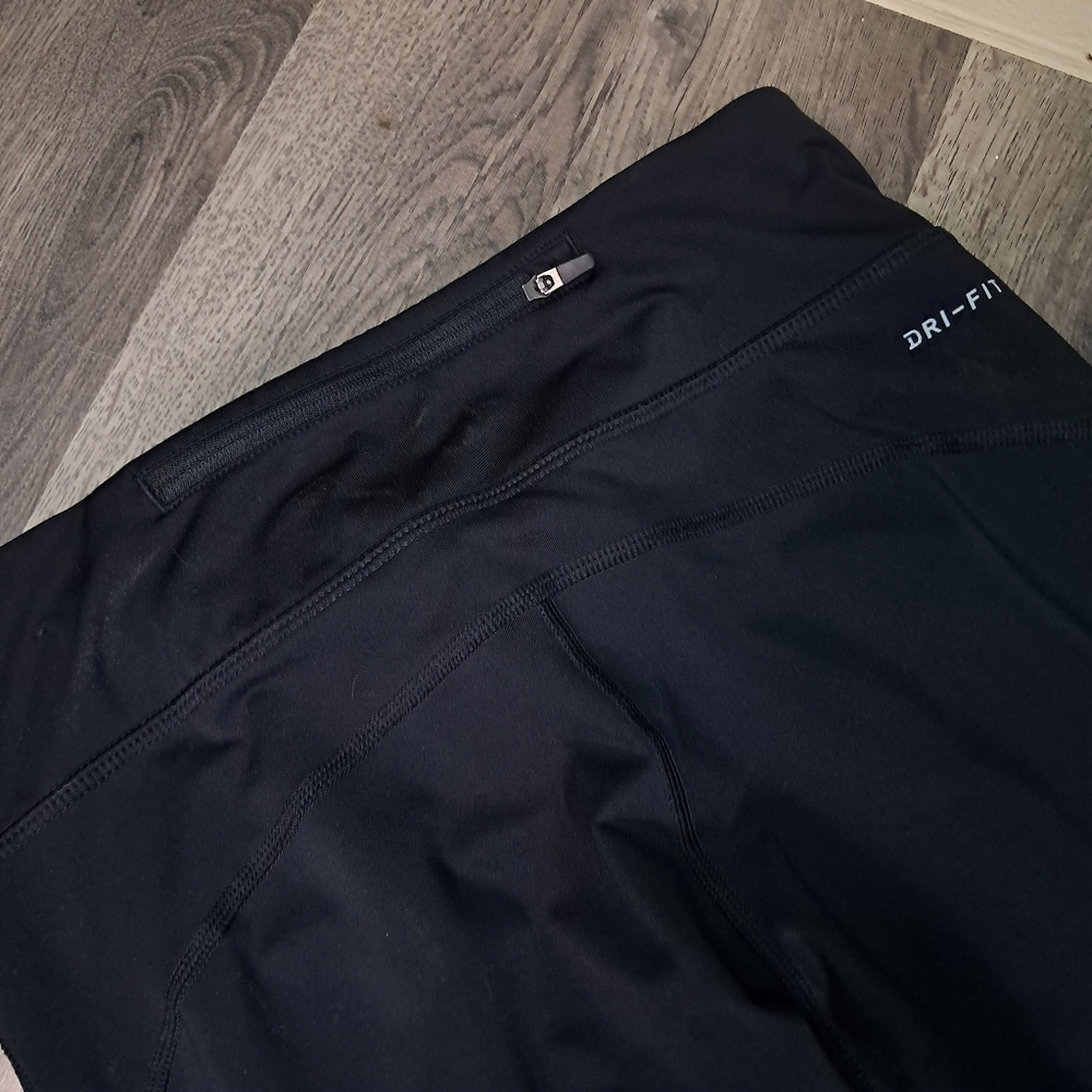 Nike Running Leggings Womens Size Small Dri-Fit Stretch Active Black - Picture 5 of 10